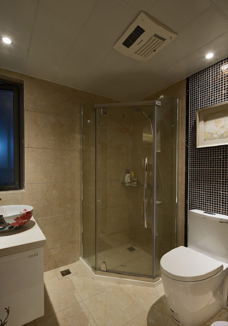 武汉精英城117平装修效果图,武汉95平三室一厅一卫装修效果图