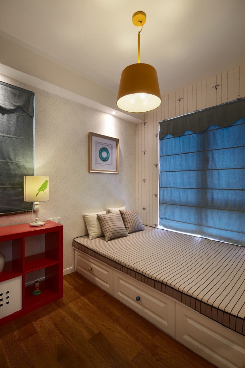 武汉精英城117平装修效果图,武汉95平三室一厅一卫装修效果图