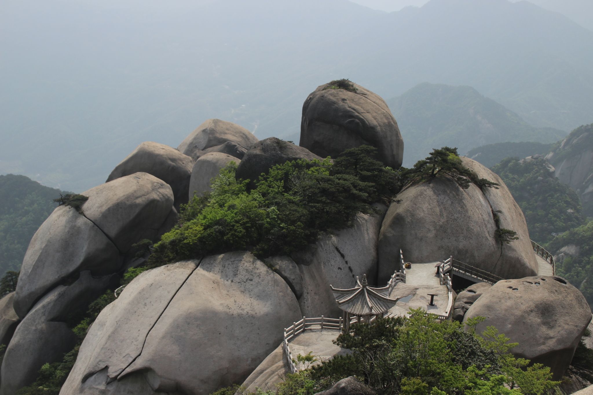 壮美的天柱山,神奇的天柱山雄伟壮观
