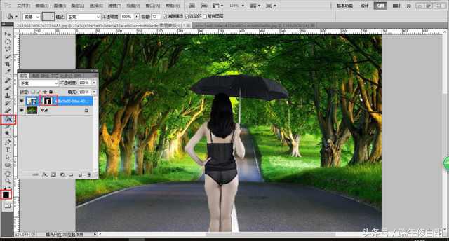 ps创意人像海报双重曝光效果,ps双重曝光的混合选项设置