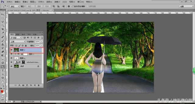 ps创意人像海报双重曝光效果,ps双重曝光的混合选项设置