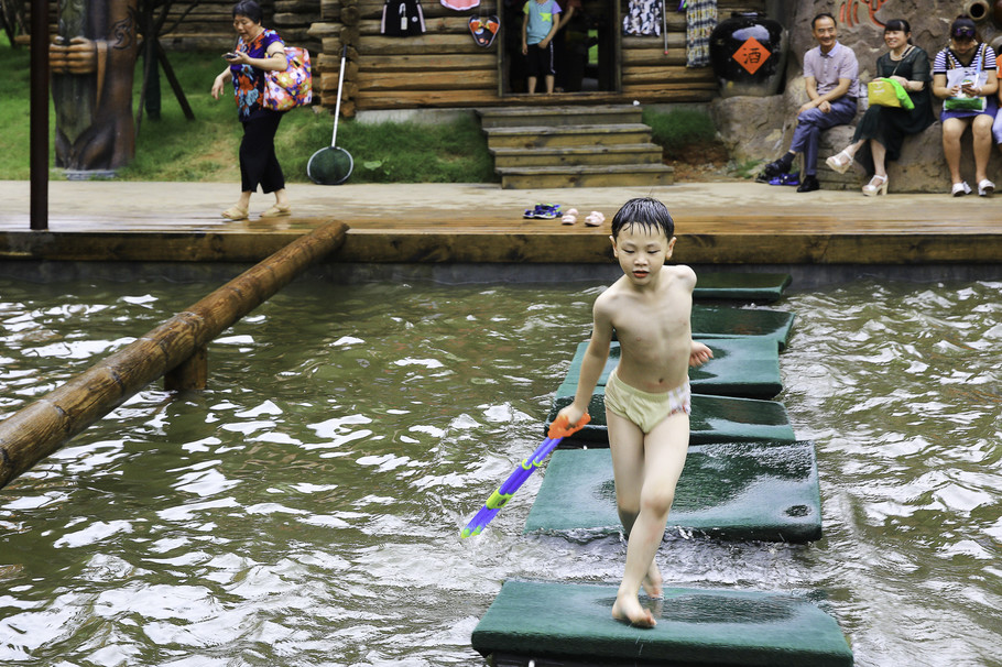 炭河古城亲子游,游炭河古城感想