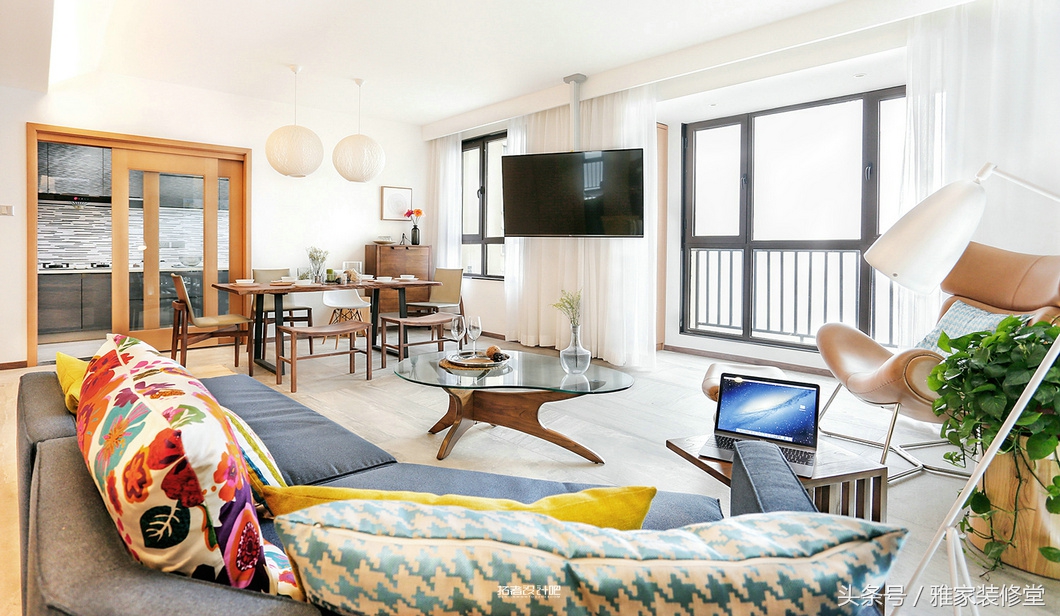 南北通透洋房户型装修,136平轻奢小洋房设计