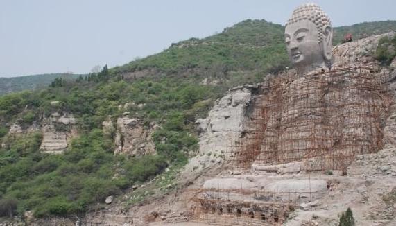 太原蒙山大佛为啥要建在大山里,山西省太原市蒙山大佛