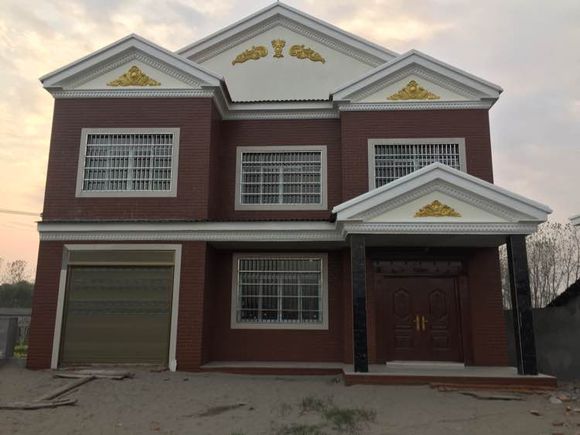 农村自建房顶石棉盖瓦效果图,农村老家三楼盖瓦效果图片