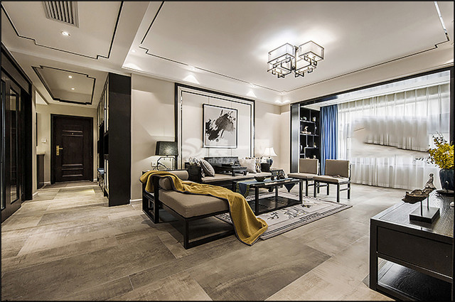 汤河铭筑简欧风格装修,汤河铭筑180多平米装修效果图