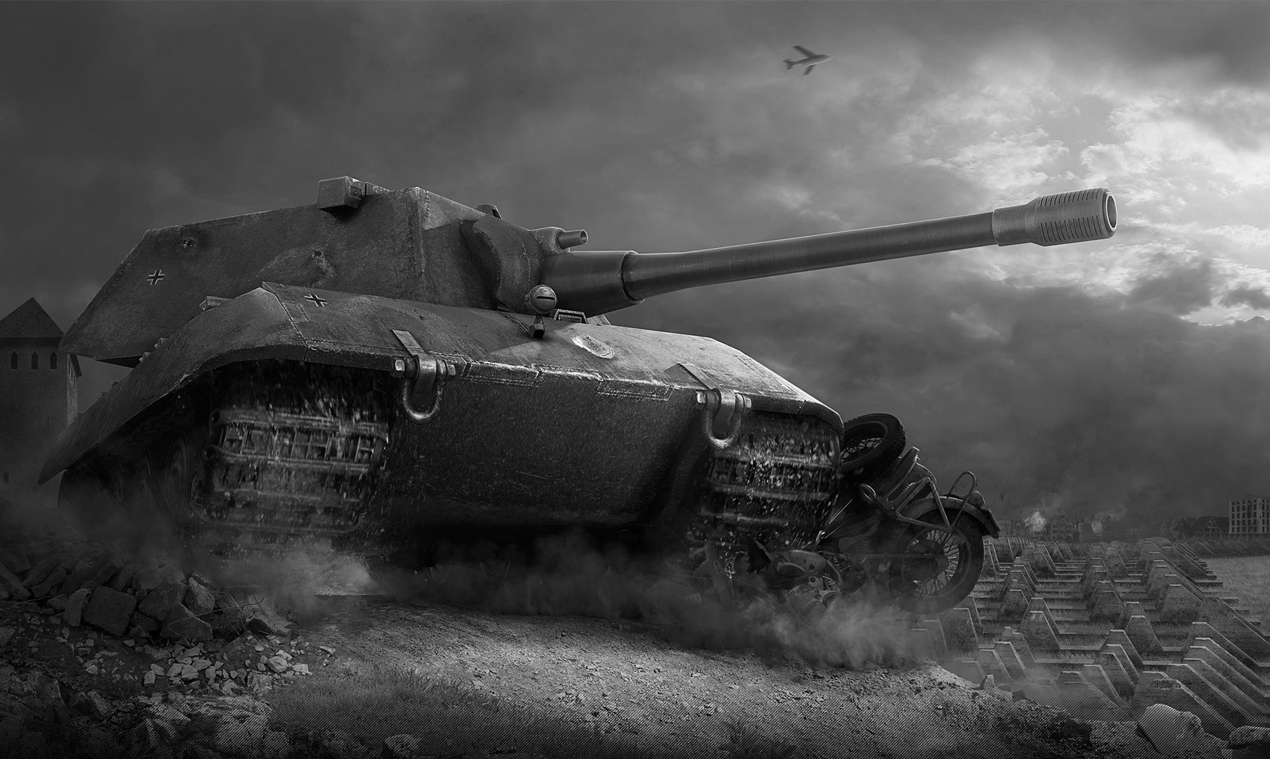 德国二战最先进的战车，虎式黑豹都是小儿科，苏联瞬间怕了