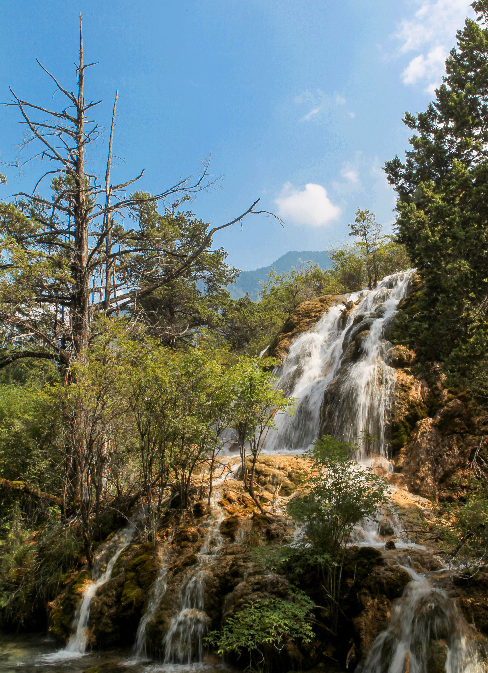 地震前的九寨沟美景,航拍地震前九寨沟所有景点