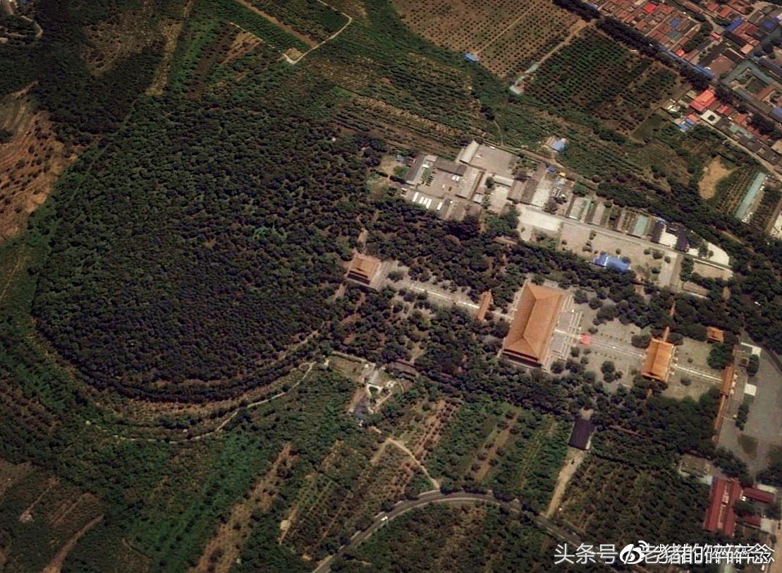 明十三陵长陵旧照,明十三陵之朱棣长陵100年前的样子