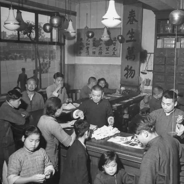 民国时期中药店,敢养这个动物,药店老板胆子太大了!