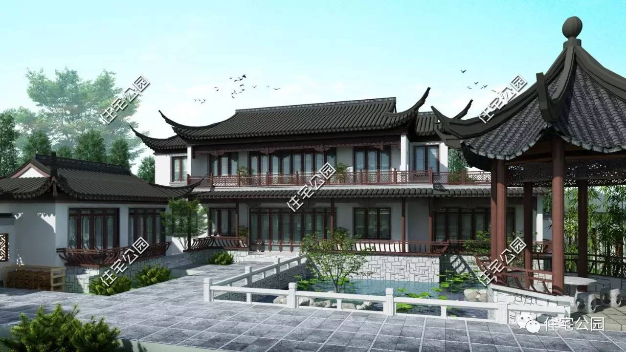 回老家盖中式别院,回老家盖个现代风别墅