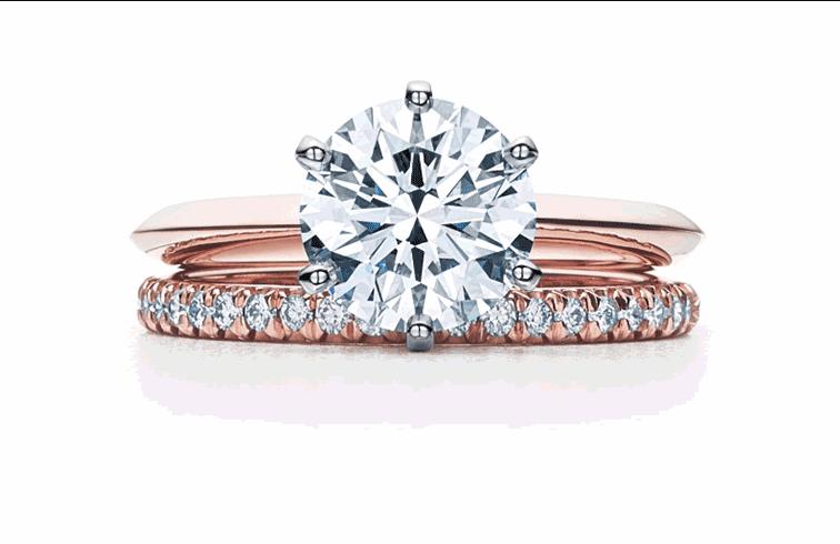 蒂芙尼钻戒经典六爪,蒂芙尼六爪镶嵌钻戒