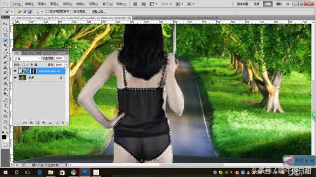 ps创意人像海报双重曝光效果,ps双重曝光的混合选项设置