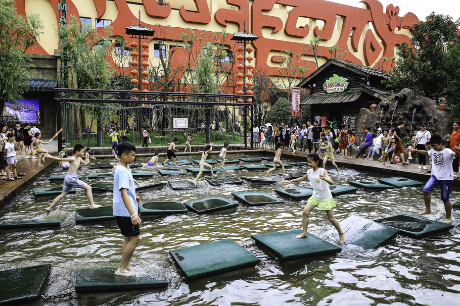 炭河古城亲子游,游炭河古城感想