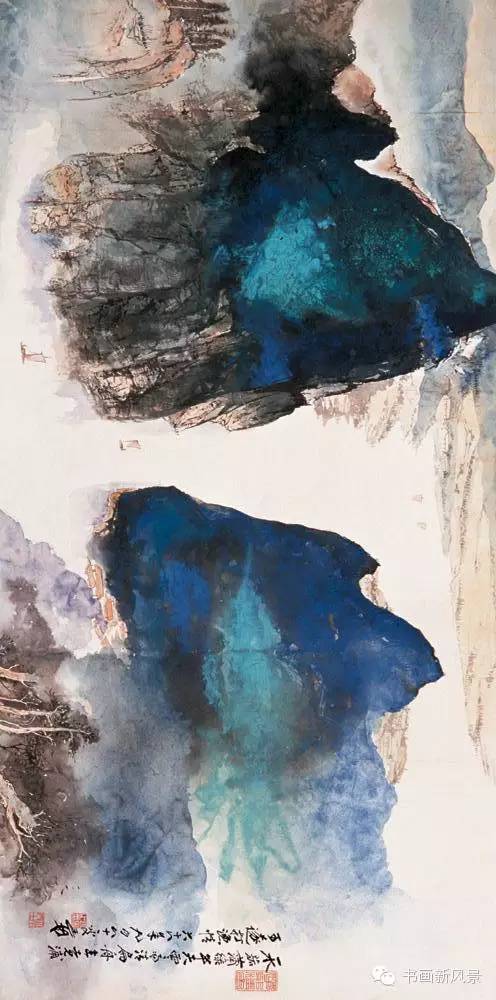 张大千最美的100幅,张大千最美的巨幅山水大荟萃