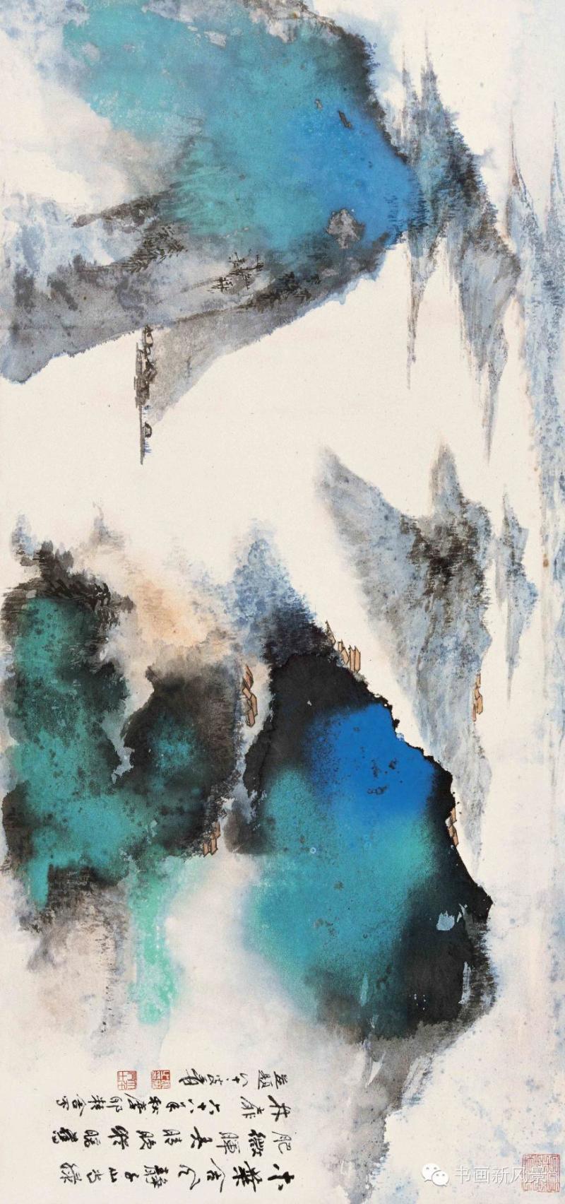 张大千最美的100幅,张大千最美的巨幅山水大荟萃