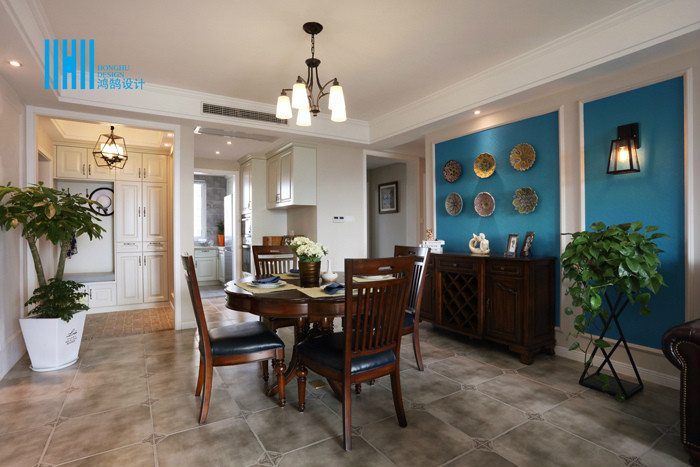 芜湖装修鸿鹄设计最新作品：◤天天天蓝◢165㎡简美