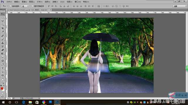 ps创意人像海报双重曝光效果,ps双重曝光的混合选项设置