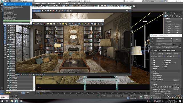 台式电脑3dmax室内效果图,适合室内设计师的笔记本电脑3dmax