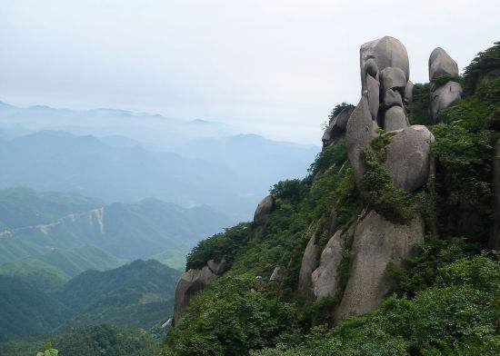 壮美的天柱山,神奇的天柱山雄伟壮观