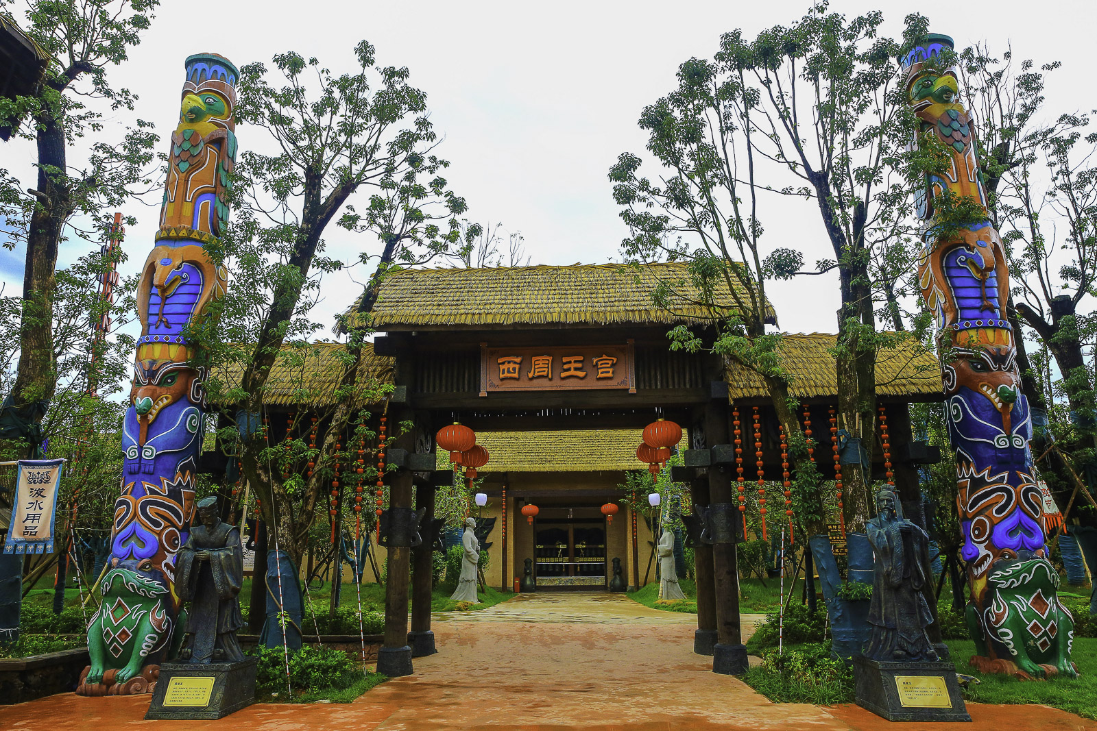 炭河古城亲子游,游炭河古城感想