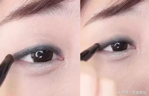 眼影的画法新手简单淡妆,眼影的画法初学者