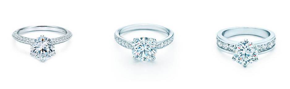 蒂芙尼钻戒经典六爪,蒂芙尼六爪镶嵌钻戒