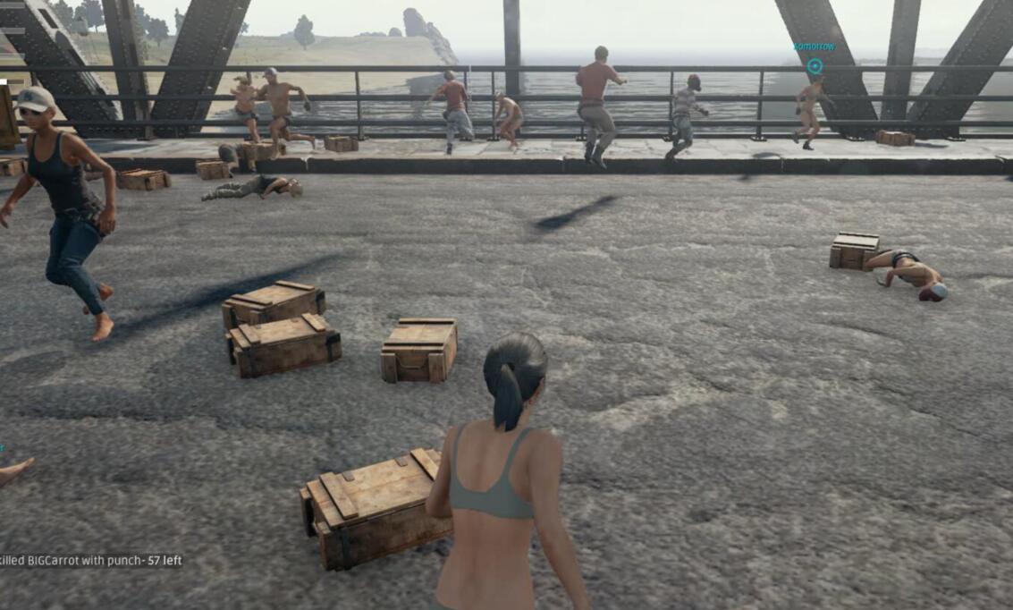 yyf百人水友大混战,绝地求生大逃杀用平底锅吃鸡