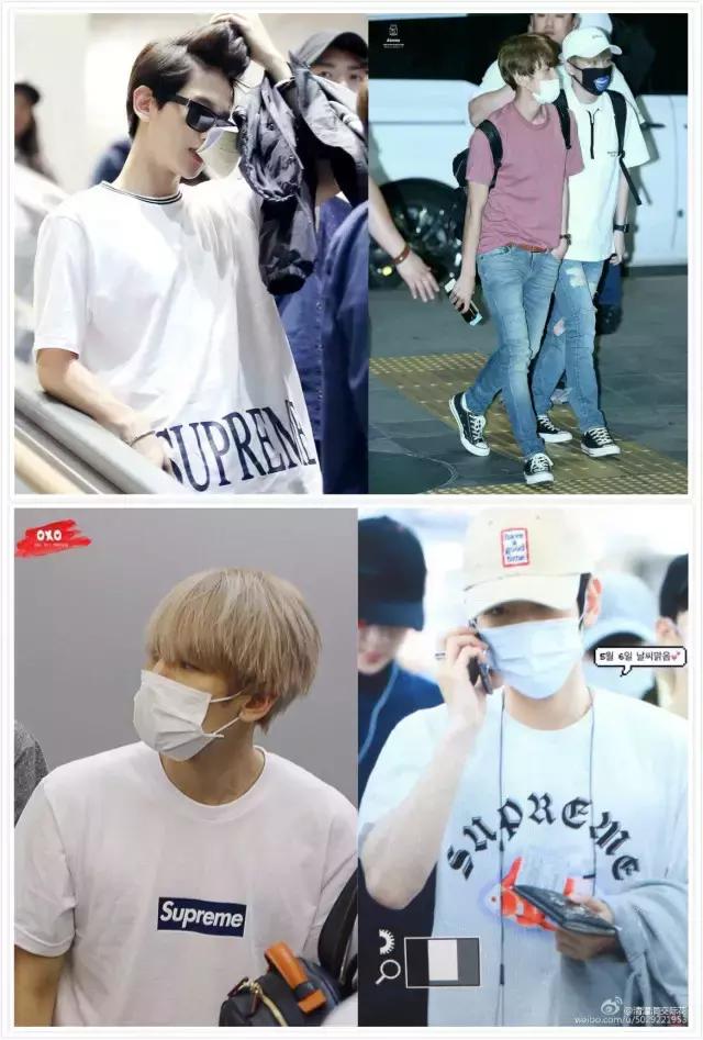 我们出街吧！我带着EXO，EXO带着Supreme！太兴奋辣