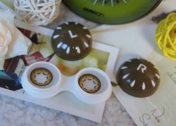 白色美瞳的正确戴法,美瞳的正确戴法小仙女