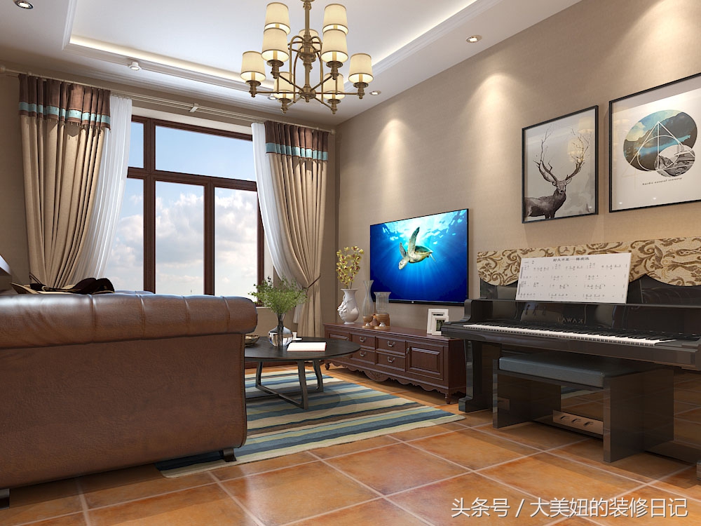 郡原小石城94平装修图,郡原小石城50平小两居装修