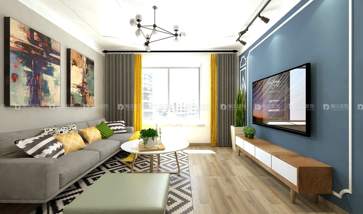 天域嘉园两室一厅装修,石家庄天域嘉园两室装修案例