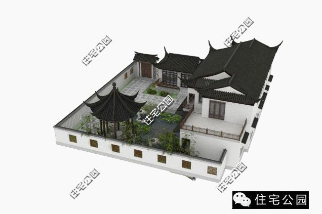 回老家盖中式别院,回老家盖个现代风别墅