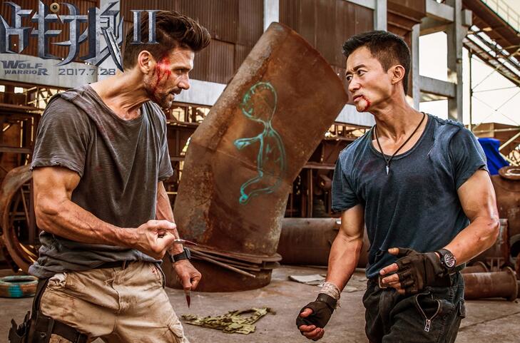 战狼吴京一打三不落下风,战狼有多震撼