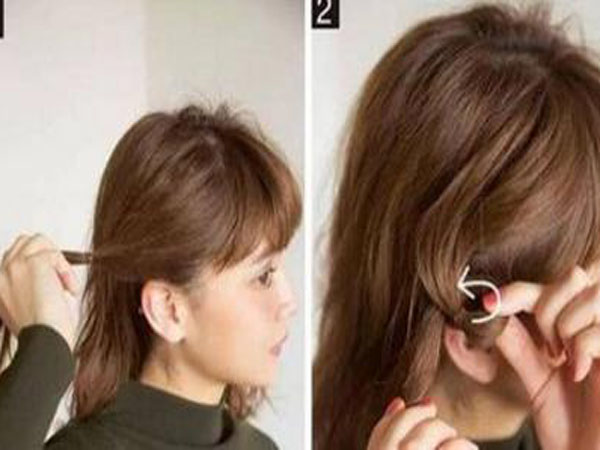 编发教程甜美麻花辫,冬天戴帽子编发教程简单好看