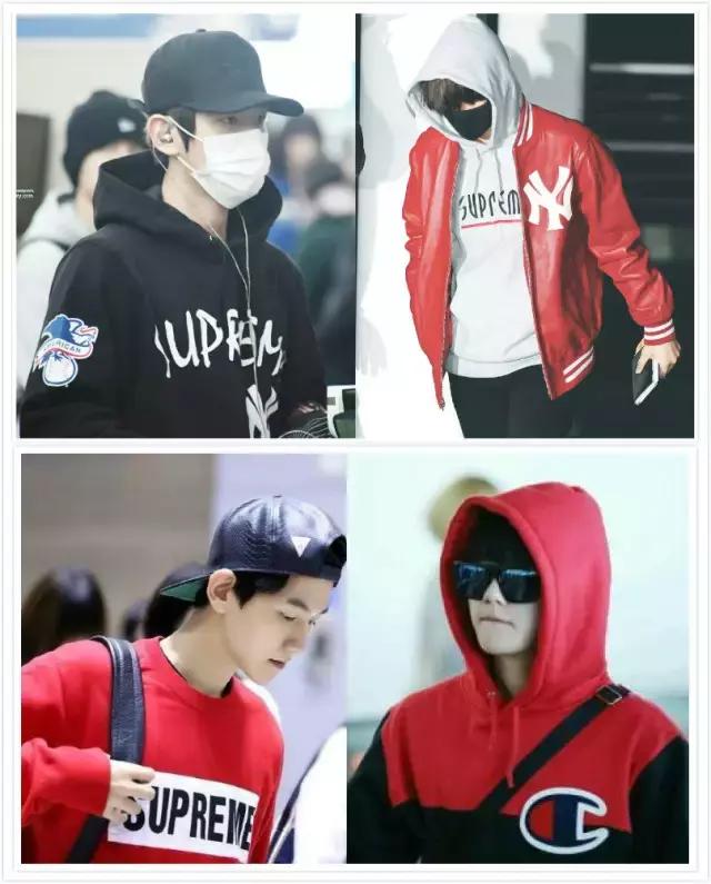 我们出街吧！我带着EXO，EXO带着Supreme！太兴奋辣
