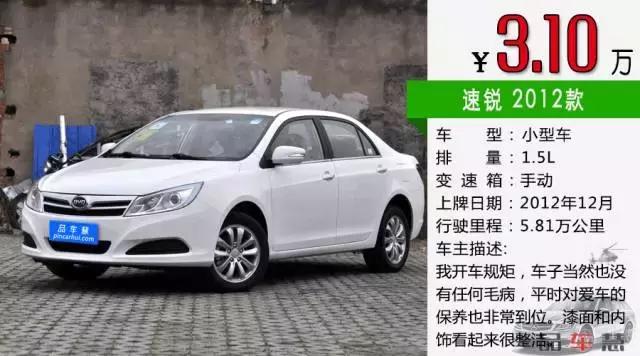 推荐一款十万以内的代步车,12款速锐顶配手动