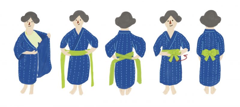 正统浴衣怎么穿,浴衣可穿长袖