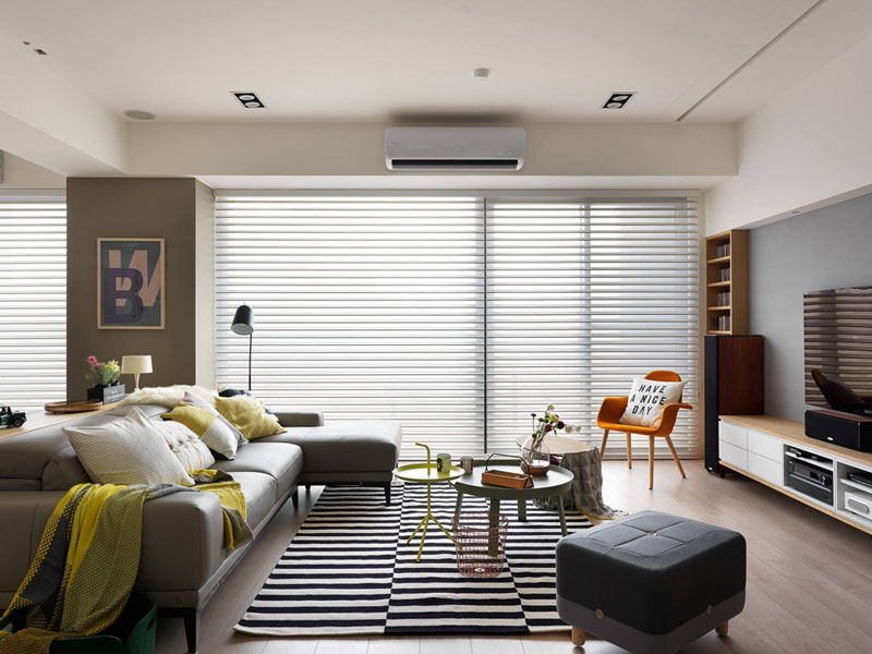 广州水韵蓝湾135平装修实景图，日式两居室造价15万，温馨