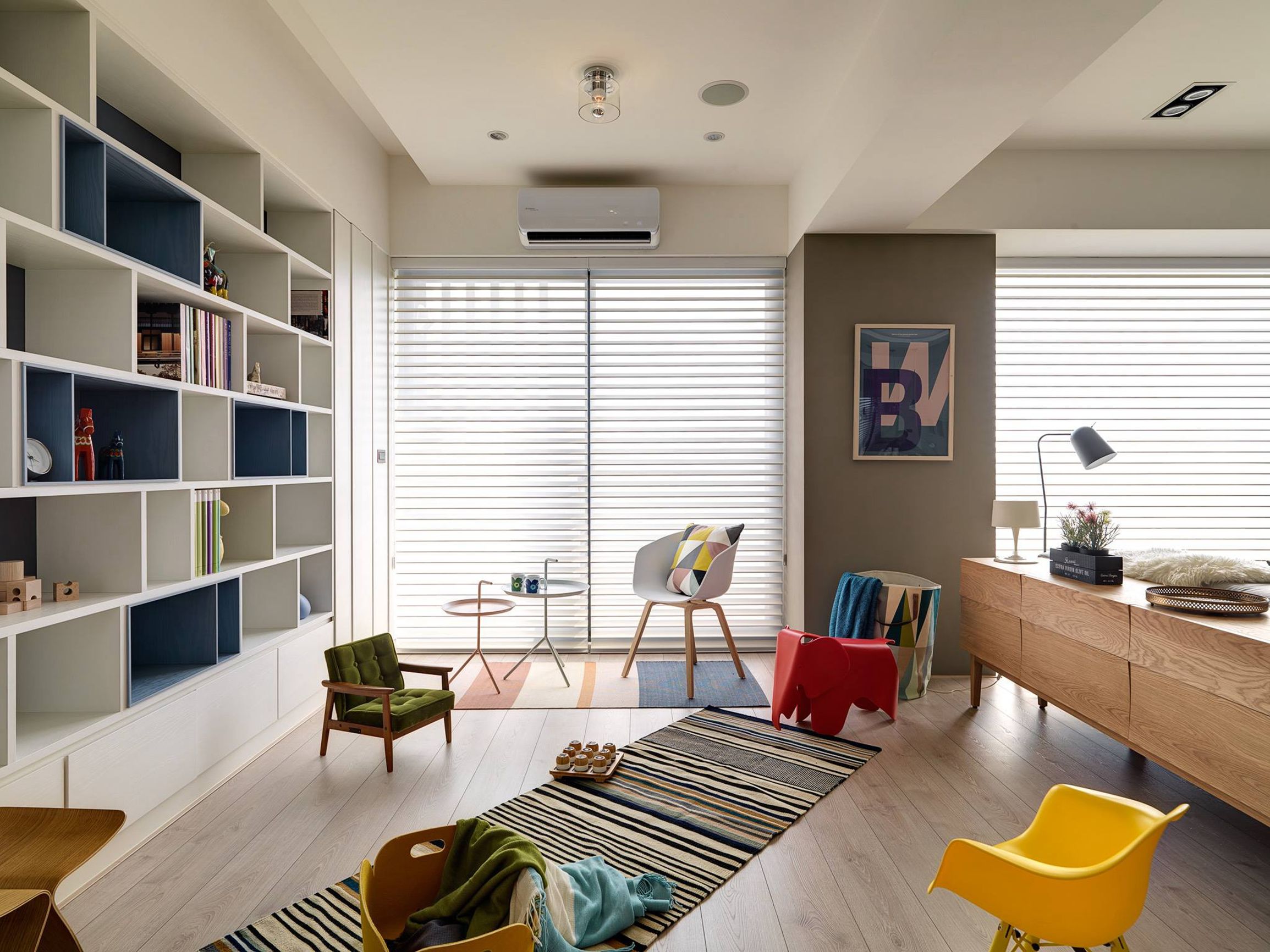 广州水韵蓝湾135平装修实景图，日式两居室造价15万，温馨