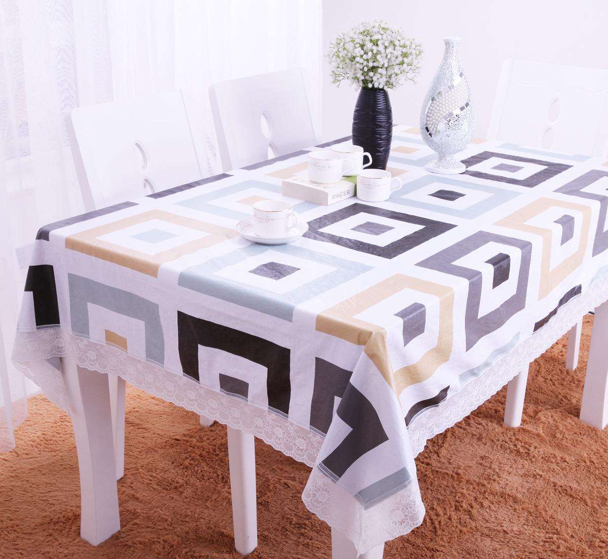 用什么样的桌布显得桌子整洁干净,透明桌布怎么铺桌子好看