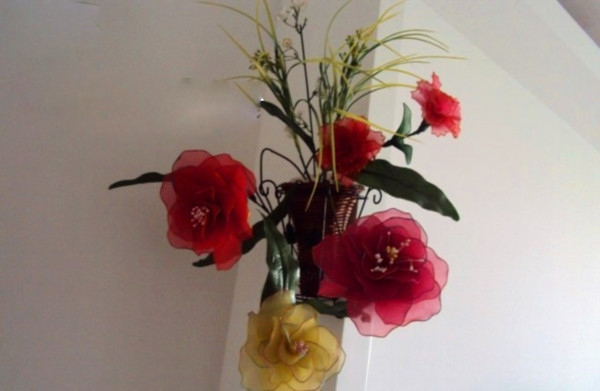 丝网花手工教程,情人节玫瑰花单支丝网花