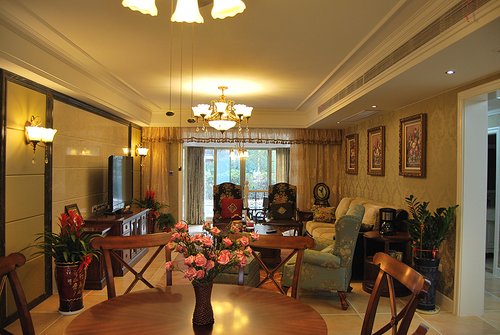 银河湾轻奢装修效果图,银河湾170平米