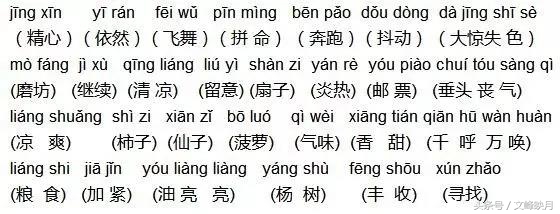 三年级上册语文期末单元复习要点,部编版语文三年级上册知识要点