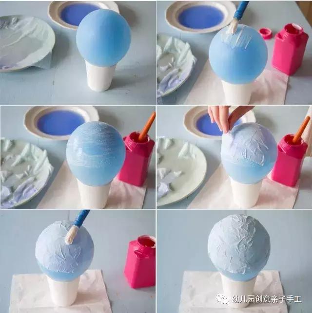 用气球和纸巾做新年兔子灯笼教程,用气球和纸巾做好看的花草灯笼