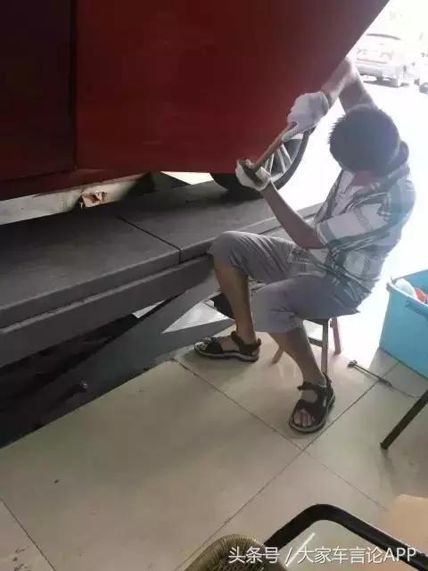 车身凹了怎么办,车身凹下去一道大坑怎么修复