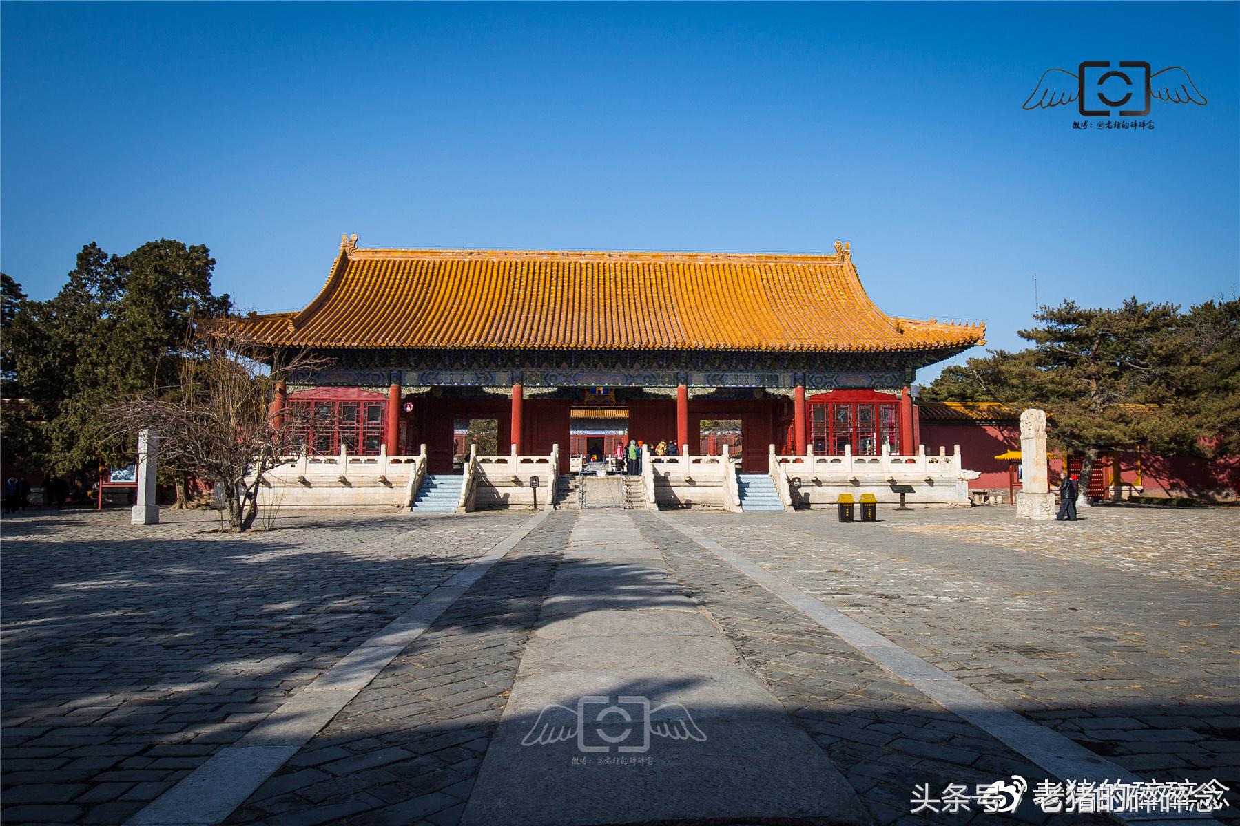 明十三陵长陵旧照,明十三陵之朱棣长陵100年前的样子