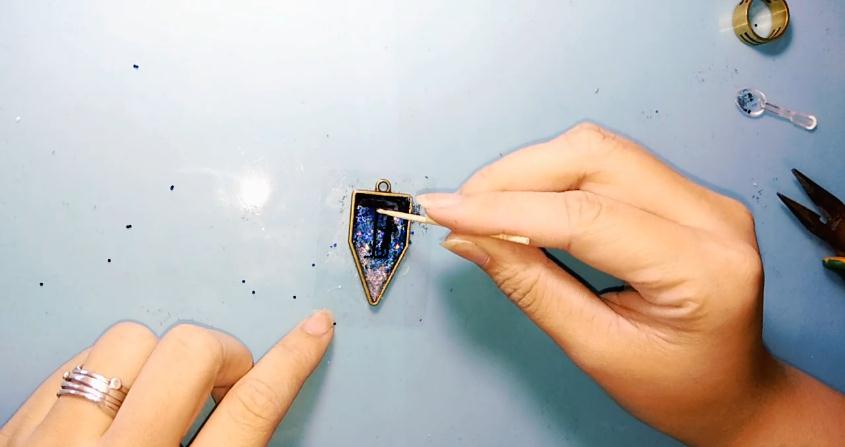 手工水晶珠项链教程,手工制作珍珠水晶项链