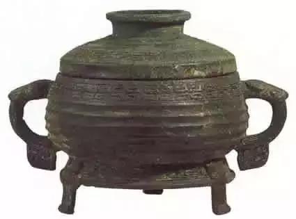 一件非常古朴而凝重的青铜器,博物馆青铜器数字艺术品收藏