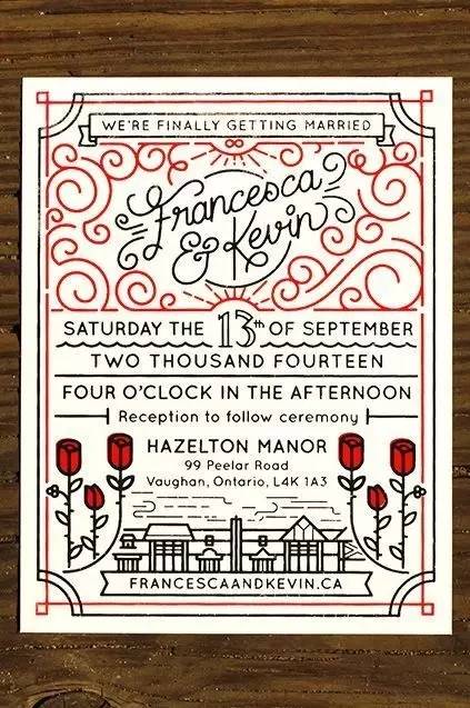 最具创意的婚礼邀请函,那些惊艳你的婚礼请柬